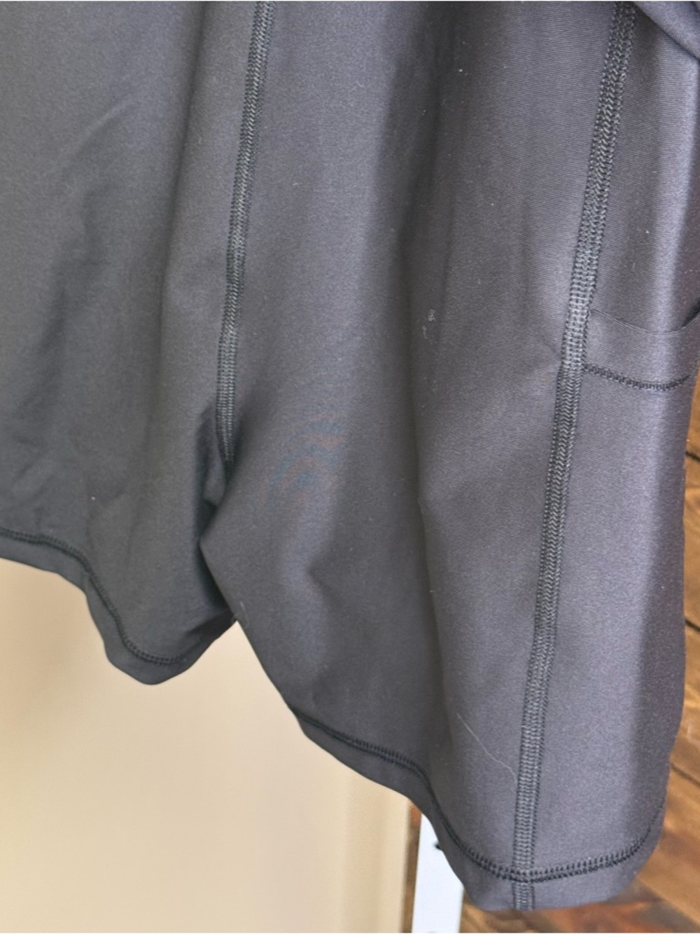 Old Navy Black Athletic Dress with built in shorts Size L a line sleevless - Picture 4 of 9